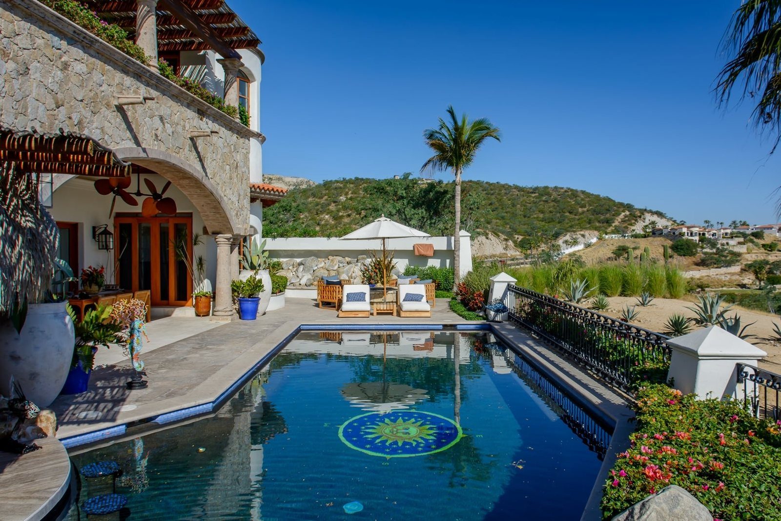 Casa Primera pool and terrace in Palmilla Oceana
