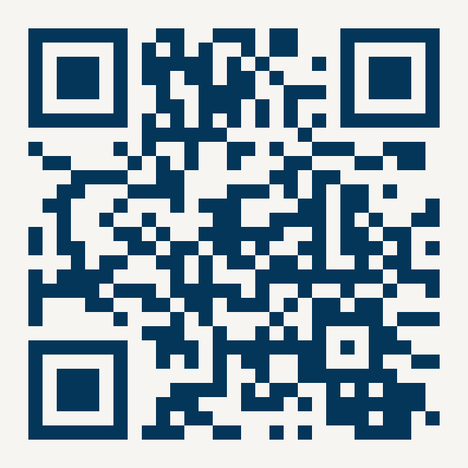 QR code linking to bluedesertcabo.com
