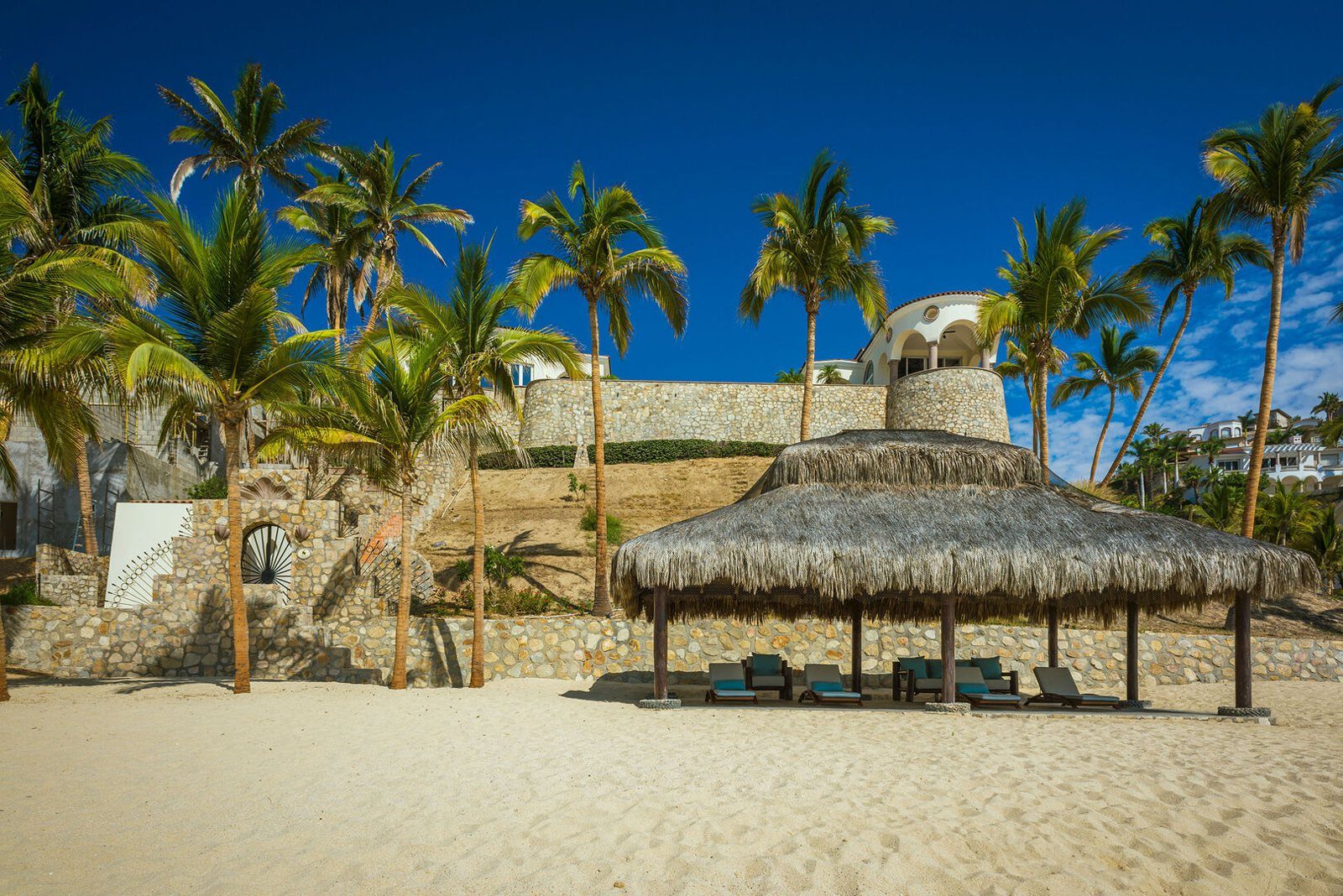 Villa Tortuga private palapa on the beach in Punta Bella